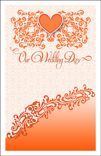 Wedding Program Cover Template 12E - Graphic 5